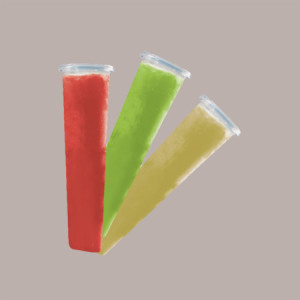 100 Pz Stampo Plastica Trasparente per Ghiaccioli Gelato Calippo monouso  Fruitube Icetube [e7abe35b]