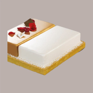 1 Pz Stampo Acciaio Inox Quadrato Fascia per Semifreddo Torta Gelato 18x18H4 cm [cb6814c7]