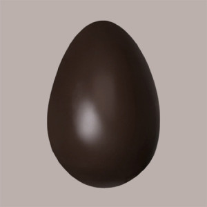 Stampo in Policarbonato Liscio per Uovo di Cioccolato Pasqua 260g Riutilizzabile [73870c18]