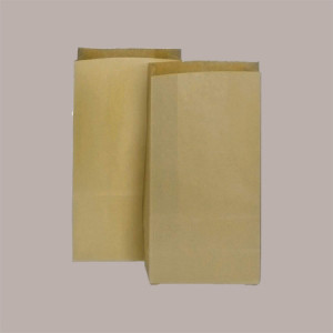 50 Pz Sacco Carta Marrone Raccolta Differenziata  2 Fogli Super Resistente 32+17H61 cm